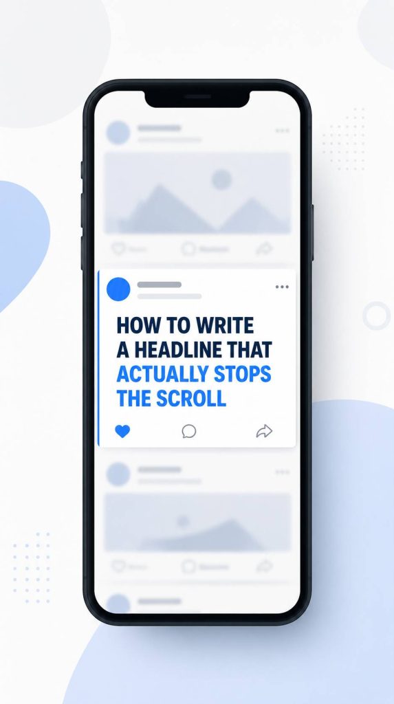 Write a Headline That Actually Stops the Scroll